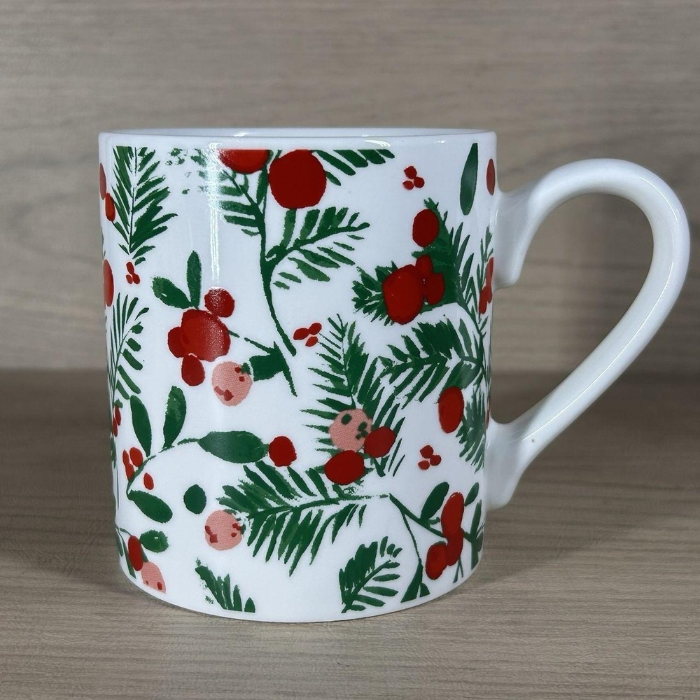 Threshold Mug Hollyberry Cup of Cheer Holiday Christmas Winter Target Red Berry